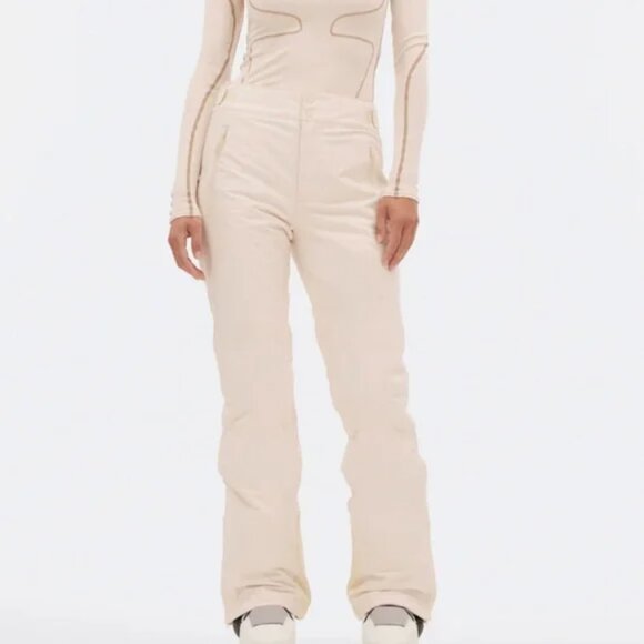 Halfdays Alessandra Ski Snow Pants Oatmilk Size Small - Picture 1 of 13